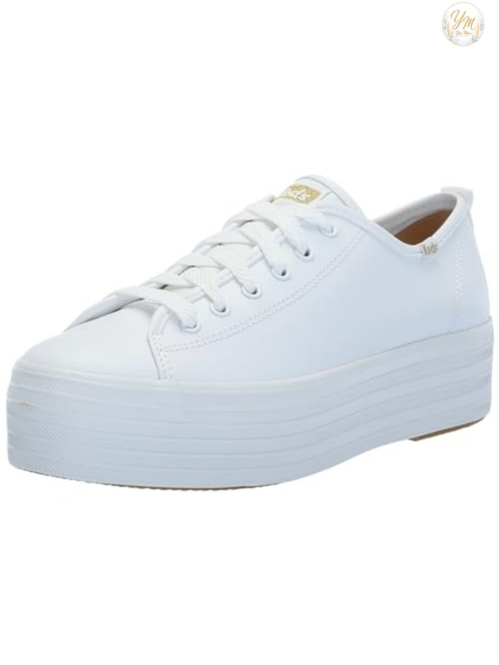 Keds Women's Triple Up Lace Up Platform Sneakers Leather Softerra